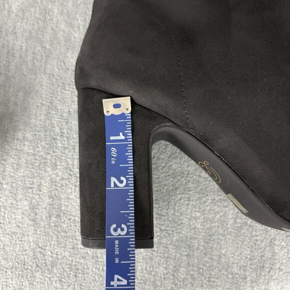 Chinese Laundry Womens Boots Size 9 Black Suedette office event goth - Picture 13 of 16